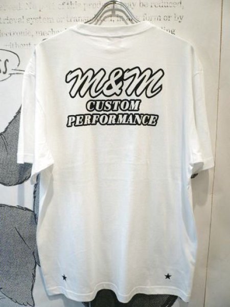 画像1: M&M (エムアンドエム) -  Edge Logo Tee ( 25MMT09 ) (1)