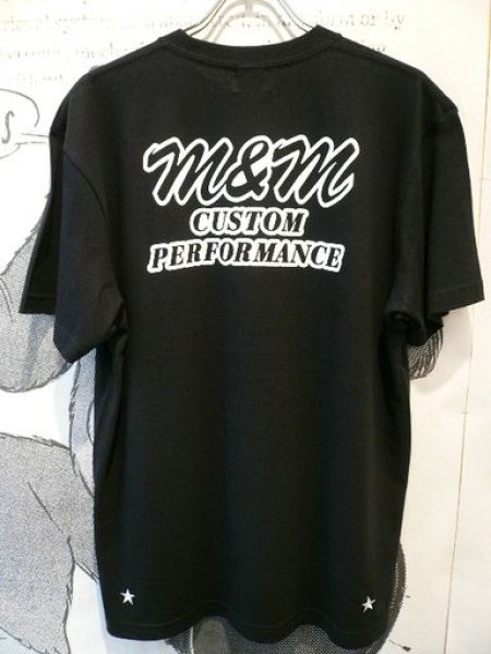 画像1: M&M (エムアンドエム) -  Edge Logo Tee ( 25MMT09 ) (1)