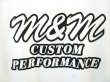 画像2: M&M (エムアンドエム) -  Edge Logo Tee ( 25MMT09 ) (2)