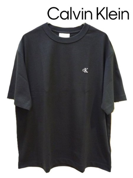 画像1: CALVIN KLEIN JEANS (カルバンクラインジーンズ) - Tシャツ - アーカイブロゴ リラックスクルーネックTシャツ [JUNG KOOK / ジョングク着用商品] (1)