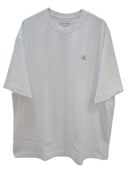 画像2: CALVIN KLEIN JEANS (カルバンクラインジーンズ) - Tシャツ - アーカイブロゴ リラックスクルーネックTシャツ [JUNG KOOK / ジョングク着用商品] (2)