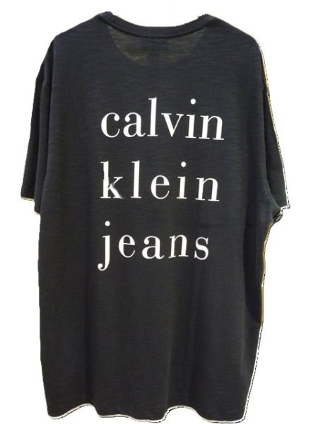 画像2: CALVIN KLEIN JEANS (カルバンクラインジーンズ) - ショートスリーブスラブTシャツ (2)