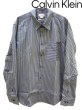 画像1: CALVIN KLEIN JEANS (カルバンクラインジーンズ) - COTTON SATAIN RELAXED SHIRT (1)