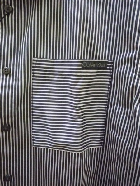 画像5: CALVIN KLEIN JEANS (カルバンクラインジーンズ) - COTTON SATAIN RELAXED SHIRT (5)