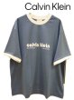 画像1: CALVIN KLEIN JEANS (カルバンクラインジーンズ) - Tシャツ - ショートスリーブリンガーTシャツ [MINGYU / ミンギュ着用商品 (1)