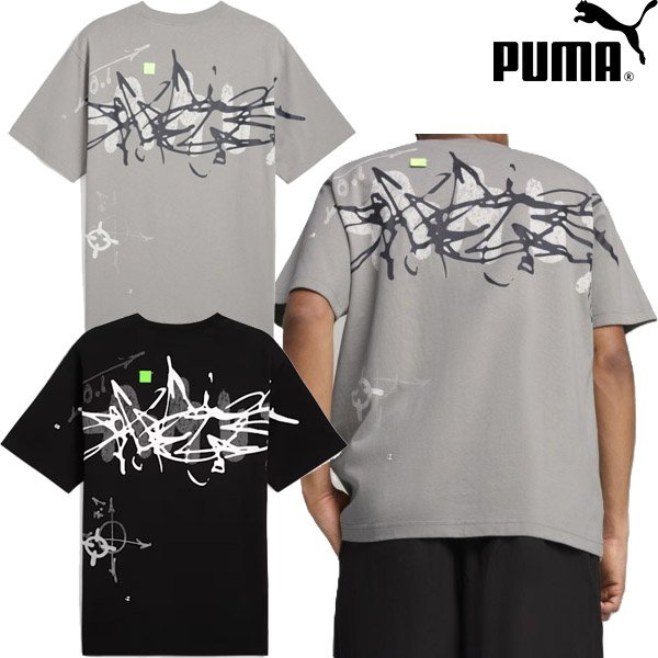 画像1: PUMA (プーマ) - メンズ PUMA x NACHO 半袖 Tシャツ (1)