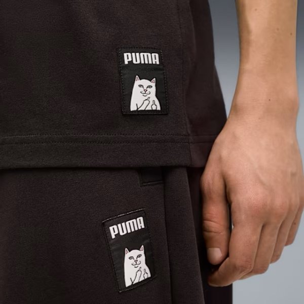 画像11: PUMA (プーマ) - ユニセックス PUMA x RIPNDIP ボクシー グラフィック 半袖 Tシャツ (11)