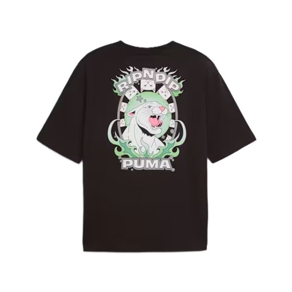 画像5: PUMA (プーマ) - ユニセックス PUMA x RIPNDIP ボクシー グラフィック 半袖 Tシャツ (5)