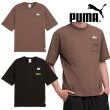 画像1: PUMA (プーマ) - ユニセックス PUMA x RIPNDIP リラックスド ポケット 半袖 Tシャツ (1)