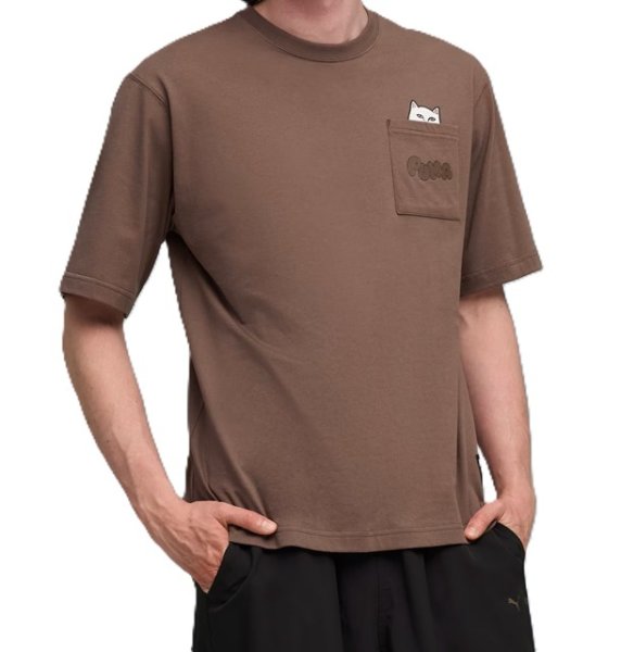 画像6: PUMA (プーマ) - ユニセックス PUMA x RIPNDIP リラックスド ポケット 半袖 Tシャツ (6)
