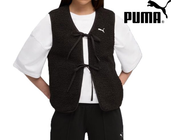 画像1: PUMA (プーマ) - ウィメンズ ワードローブ ESS ポーラー フリース ジレ (1)