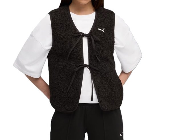 画像4: PUMA (プーマ) - ウィメンズ ワードローブ ESS ポーラー フリース ジレ (4)