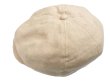 画像2: NIGEL CABOURN  （ ナイジェル・ケーボン ） - Nigel Cabourn  CASQUETTE -LINEN PIN OX/キャスケット-リネンピンオックス　80480066001　　　 (2)