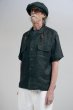 画像15: NIGEL CABOURN  （ ナイジェル・ケーボン ） - Nigel Cabourn  オープンカラーシャツ - リネンツイル / OPEN COLLAR SHIRT - LINEN TWILL   80500011005   (15)
