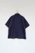 画像2: NIGEL CABOURN  （ ナイジェル・ケーボン ） - Nigel Cabourn  オープンカラーシャツ - リネンインディゴ / OPEN COLLAR SHIRT - LINEN INDIGO   80500011006   (2)