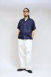 画像8: NIGEL CABOURN  （ ナイジェル・ケーボン ） - Nigel Cabourn  オープンカラーシャツ - リネンインディゴ / OPEN COLLAR SHIRT - LINEN INDIGO   80500011006   (8)