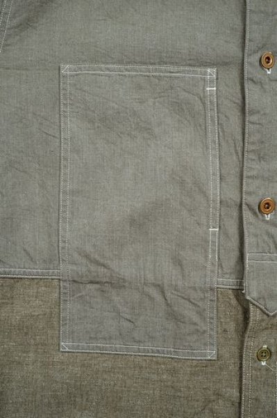 画像6: NIGEL CABOURN  （ ナイジェル・ケーボン ） - Nigel Cabourn  ユーティリティーシャツ タイプ2 - 10オンスデニム / UTILITY SHIRT TYPE2 - 10oz DENIM  ( 80510010015 )  (6)
