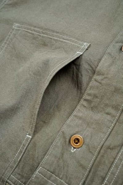 画像8: NIGEL CABOURN  （ ナイジェル・ケーボン ） - Nigel Cabourn  ユーティリティーシャツ タイプ2 - 10オンスデニム / UTILITY SHIRT TYPE2 - 10oz DENIM  ( 80510010015 )  (8)