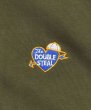 画像3: DOUBLE STEAL ( ダブルスティール ) - ハート刺繍 裏パイルZIPパーカー (3)