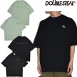 画像1: DOUBLE STEAL ( ダブルスティール ) - カールロゴ刺繍 ビッグシルエットTシャツ (1)