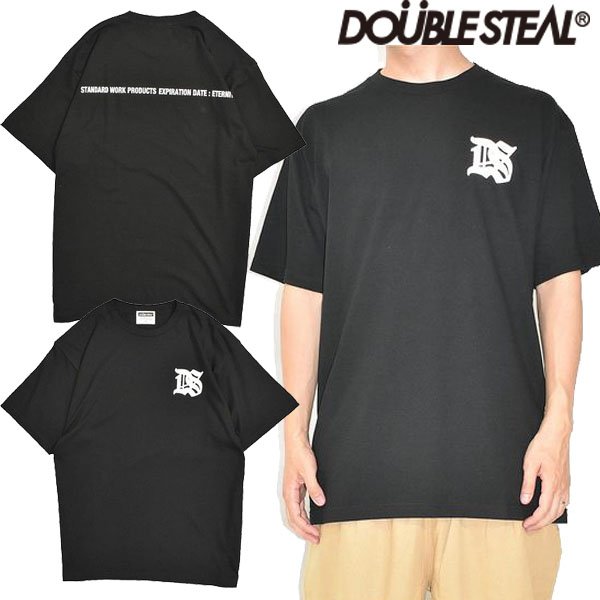 画像1: DOUBLE STEAL ( ダブルスティール ) - DSワンポイント Tシャツ (1)