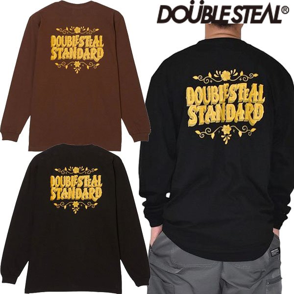 画像1: DOUBLE STEAL ( ダブルスティール ) - ウエスタンロゴ 長袖Tシャツ (1)