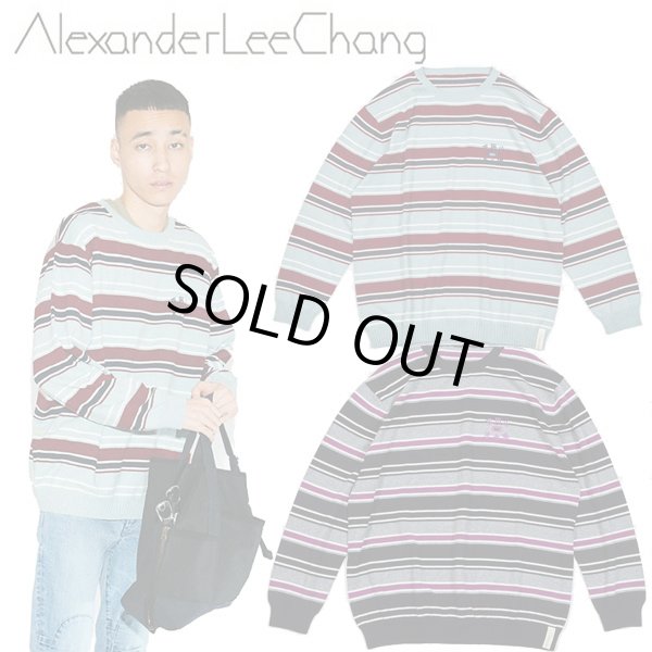 画像1: SALE 40%OFF! !  Alexander Lee Chang ( アレキサンダーリーチャン ) - CASHMERE BDR KNIT (1)