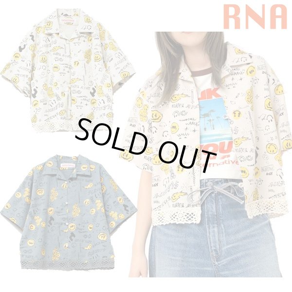 画像1: RNA ( アールエヌエー ) - ニコ総柄シャツ (1)
