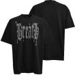 画像1: BREATH ( ブレス ) -  OLD ENGLISH GLITTER LOGO TEE / BLACK (1)