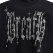 画像4: BREATH ( ブレス ) -  OLD ENGLISH GLITTER LOGO TEE / BLACK (4)