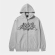 画像2: HUF ( ハフ ) - OUTLINES HEAVY WEIGHT FULL ZIP FLEECE (2)