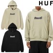 画像1: HUF ( ハフ ) - LOGO APPLIQUE HOODED FLEECE (1)