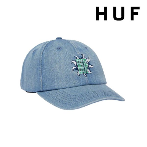 画像1: HUF ( ハフ ) - APOLLO DENIM 6 PANEL CV HAT (1)