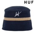 画像1: HUF ( ハフ ) - SCRIPT KNIT BUCKET HAT (1)