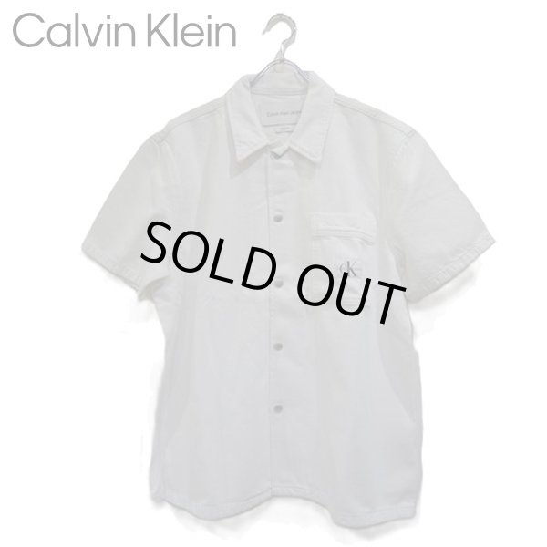 画像1: CALVIN KLEIN JEANS (カルバンクラインジーンズ) - キャンプデニムシャツ (1)