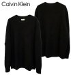 画像1: CALVIN KLEIN (カルバンクライン) - クルーネックニット [MINGYU / ミンギュ着用 商品]CKオールオーバーロゴセーター (1)