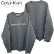 画像1: CALVIN KLEIN JEANS (カルバンクラインジーンズ) - A-REG INSTIT LOGO CREW NECK FLEECE (1)