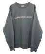 画像2: CALVIN KLEIN JEANS (カルバンクラインジーンズ) - A-REG INSTIT LOGO CREW NECK FLEECE (2)