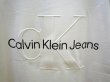 画像3: CALVIN KLEIN JEANS (カルバンクラインジーンズ) - ショートスリーブユニセックスエンボスロゴTシャツ (3)
