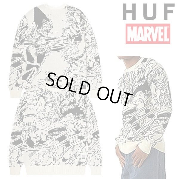 画像1: HUF ( ハフ ) - HUF X X-MEN EPIC SHOWDOWN CREW SWEATER (1)