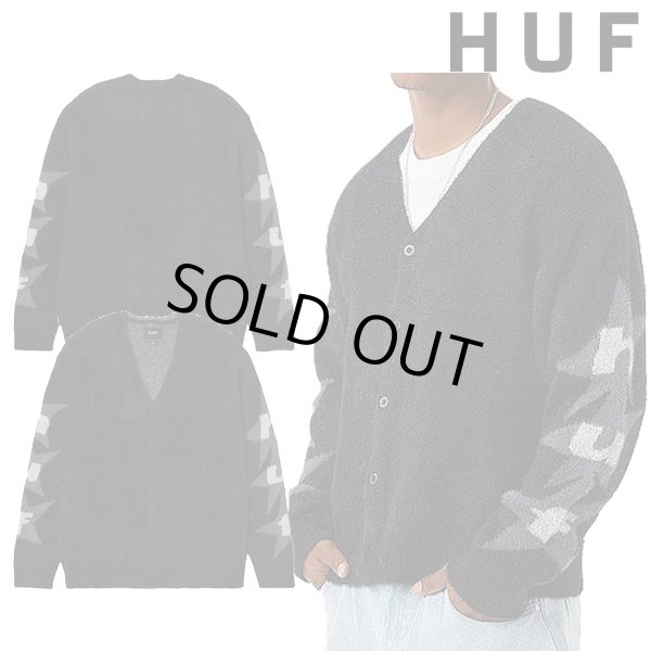 画像1: HUF ( ハフ ) - URSA SHAGGY CARDIGAN (1)