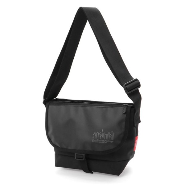 画像13: Manhattan Portage (マンハッタンポーテージ) - Pacific Nylon Messenger Bag JR Flap Zipper Pocket W/Divider (13)