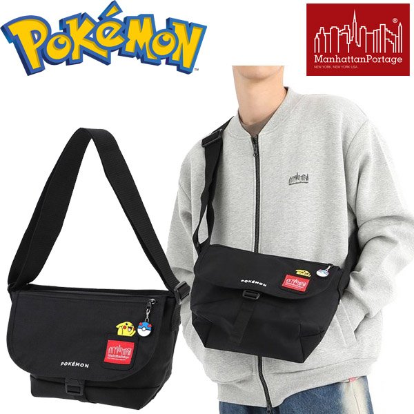 画像1: Manhattan Portage (マンハッタンポーテージ) - NYLON MESSENGER BAG (SM) FZP Pokémon 25 (1)