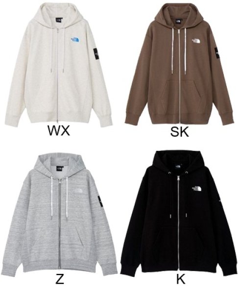 画像1: THE NORTH FACE ( ザ・ノース・フェイス ) - スクエアロゴフルジップ（メンズ） Square Logo Full Zip (1)