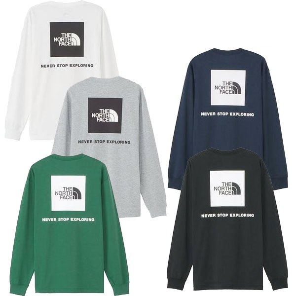 画像1: THE NORTH FACE ( ザ・ノース・フェイス ) - ロングスリーブバックスクエアロゴティー L/S BACK SQ LOGO TEE (1)
