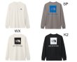 画像1: THE NORTH FACE ( ザ・ノース・フェイス ) - ロングスリーブバックスクエアロゴティー L/S BACK SQ LOGO TEE (1)