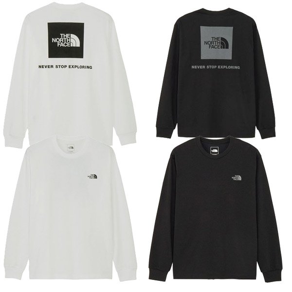画像1: THE NORTH FACE ( ザ・ノース・フェイス ) - ロングスリーブバックスクエアロゴティー L/S BACK SQ LOGO TEE (1)