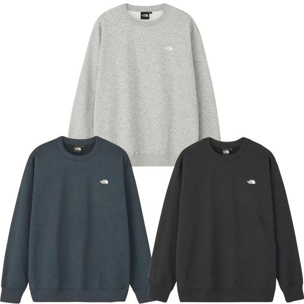 画像1: THE NORTH FACE ( ザ・ノース・フェイス ) - スモールロゴヘザースウェットクルー（ユニセックス） (1)