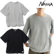 画像1: NANGA ( ナンガ ) - ECO HYBRID WAFFLE LOOSE FIT TEE / エコハイブリッド ワッフルルーズフィットティー (1)