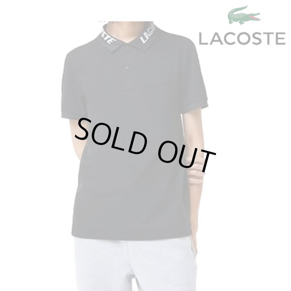 画像1: LACOSTE ( ラコステ ) - サスティナブルファブリック襟ジャガードポロシャツ (1)